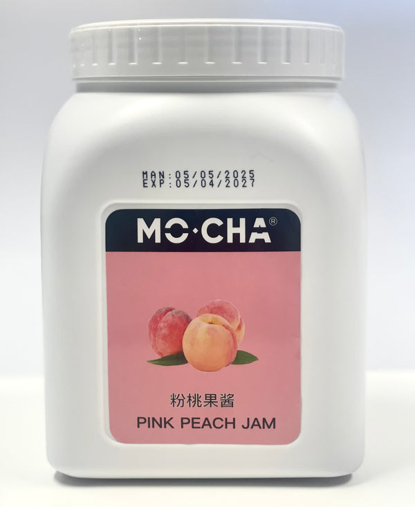 Pink Peach Jam - MOCHA BOBA