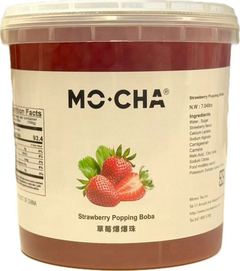 Strawberry Popping Boba
